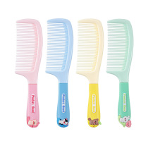 Cute little animal portable cartoon hair straightening comb for childrens household silicone ladies hair comb for boys and girls to hug