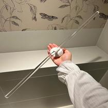 Acrylic towel rack no punching bathroom towel bar rack high-end hanging towel rack washbasin