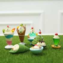 Japanese zakka ornaments bear series home decoration cute car desktop resin small ornaments craft