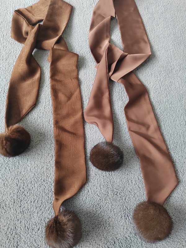 Mink Fur Ball Pendant Mink Fur Accessory Fur Ball Accessory Fur Pendant Fur Ball Scarf Fur Ball Scarf