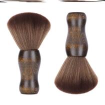 Hair Tools Shaving Brush Shredded Hair Brush Cross-Border Skin Friendly Vinyl Records Soft Sweeping Hair Brush Tea Brush Antique Handle Professional