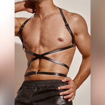 sm sexy leather body restraint belt casual and versatile decorative restraint belt personalized suspender strap