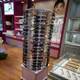 New product hook glasses shelf display rack large turntable floor-standing wooden accessories rotary storage box sun multi-layer