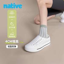 native spring and summer new product Jefferson hi clogs womens sandals rain boots thick-soled outdoor shoes