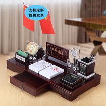 New boss office desktop decorations high-end creative desk pen holder customized gifts for leaders