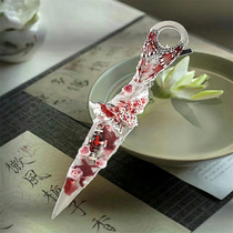 Kunai hand-made knife bondage finished product gothic dark semi-edged utility knife hand-made small ornaments