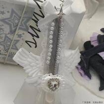 Utility knife high-looking lace floor buds hand-made utility knife cute bow scalpel subculture two-dimensional