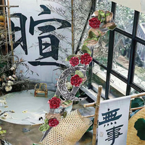 Kunai hand-made knife finished product fresh breeze new Chinese style ornaments student gifts blunt blade straight out of the box utility knife