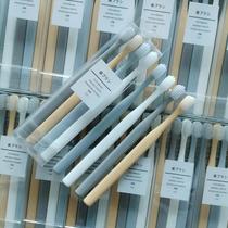 New household Japanese-style adult small-head soft-bristle toothbrush household family pack four-piece combination pack cute girls and adults