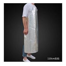 500-1000 degree heat insulation plus cowhide aluminum foil gloves industrial oven anti-scalding melting five pieces high temperature resistance 110 centimeters