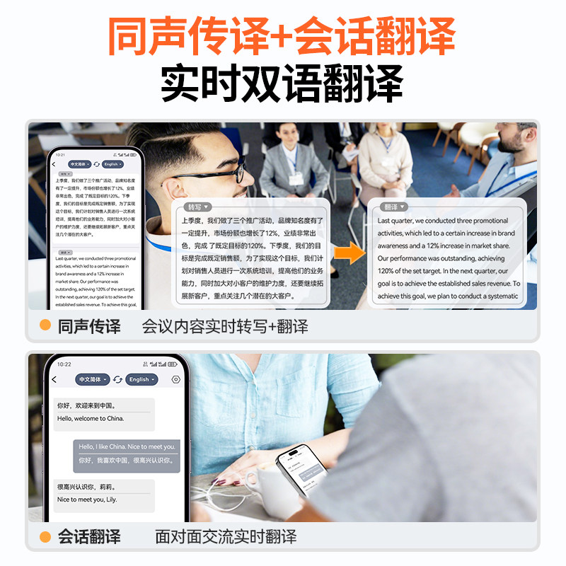 Ai Smart Voice Recorder Card for Students, Class Translation, Text Conversion, Large Capacity, High-Definition, Noise Reduction, Portable Gadget