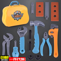 Japan imported Makita cross-border childrens screwdriver electric drill screwdriver boys play house tool box repairman