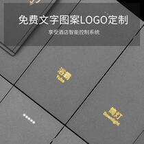 Intelligent light touch scene hotel switch panel touch screen weak current touch RCU guest control system 485 dry contact