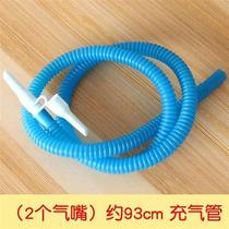 The balloon pump hose with 2 air nozzles is 93cm long and is used for inflating balloons with an electric air pump which is more convenient.