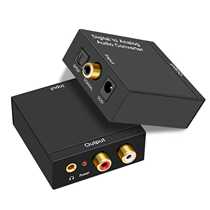 Factory digital to analog audio converter decoder fiber optic coaxial to analog cross-border foreign trade