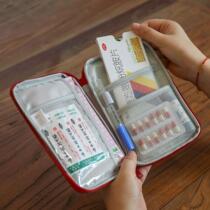 Travel portable health and epidemic prevention bag medical first aid primary school childrens medicine portable medical supplies storage bag