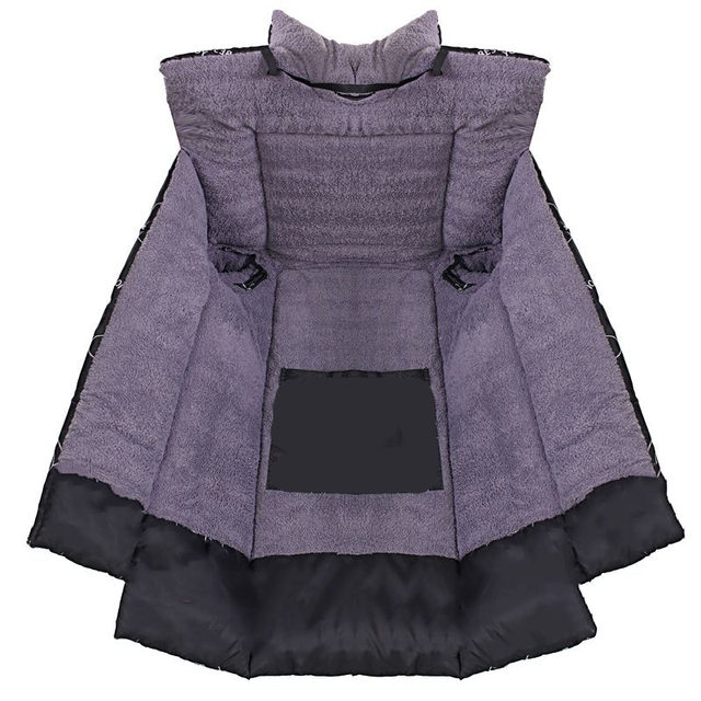 Electric battery car windshield quilt with velvet and thickening in winter to prevent cold and enlarged waterproof and windproof cover for all seasons