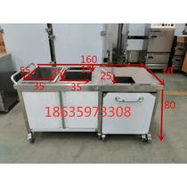 Stainless steel scrap collection truck scrap collection table dining cart dual-purpose cart hotel canteen garbage truck dish collection truck