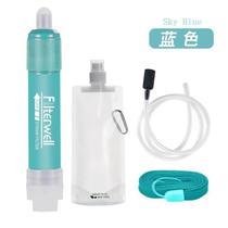 Outdoor survival portable water filter outdoor water purifier dirty water purification drinking water filter straw emergency equipment