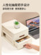桌面收纳盒抽屉式办公室书桌上文具化妆品文件储物箱多层置物架柜