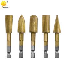 Sufa hexagonal handle 5-piece set high-speed mesh woodworking rotary B-file electric grinding head 6 3mm handle special-shaped file