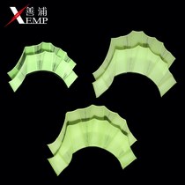 Hand and foot fins A1J50-swimming training snorkeling equipment duck paw freestyle half-finger supplies silicone paddling