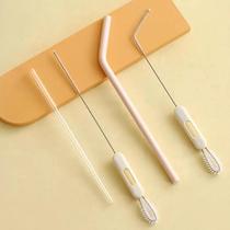 Straw brush extended bottle cleaning brush baby straw cleaning brush cup lid cleaning brush gap hard brush