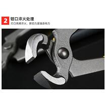 Paola German style plastic handle nutcracker 6 inches top cutting pliers high carbon steel nutcracker 8110