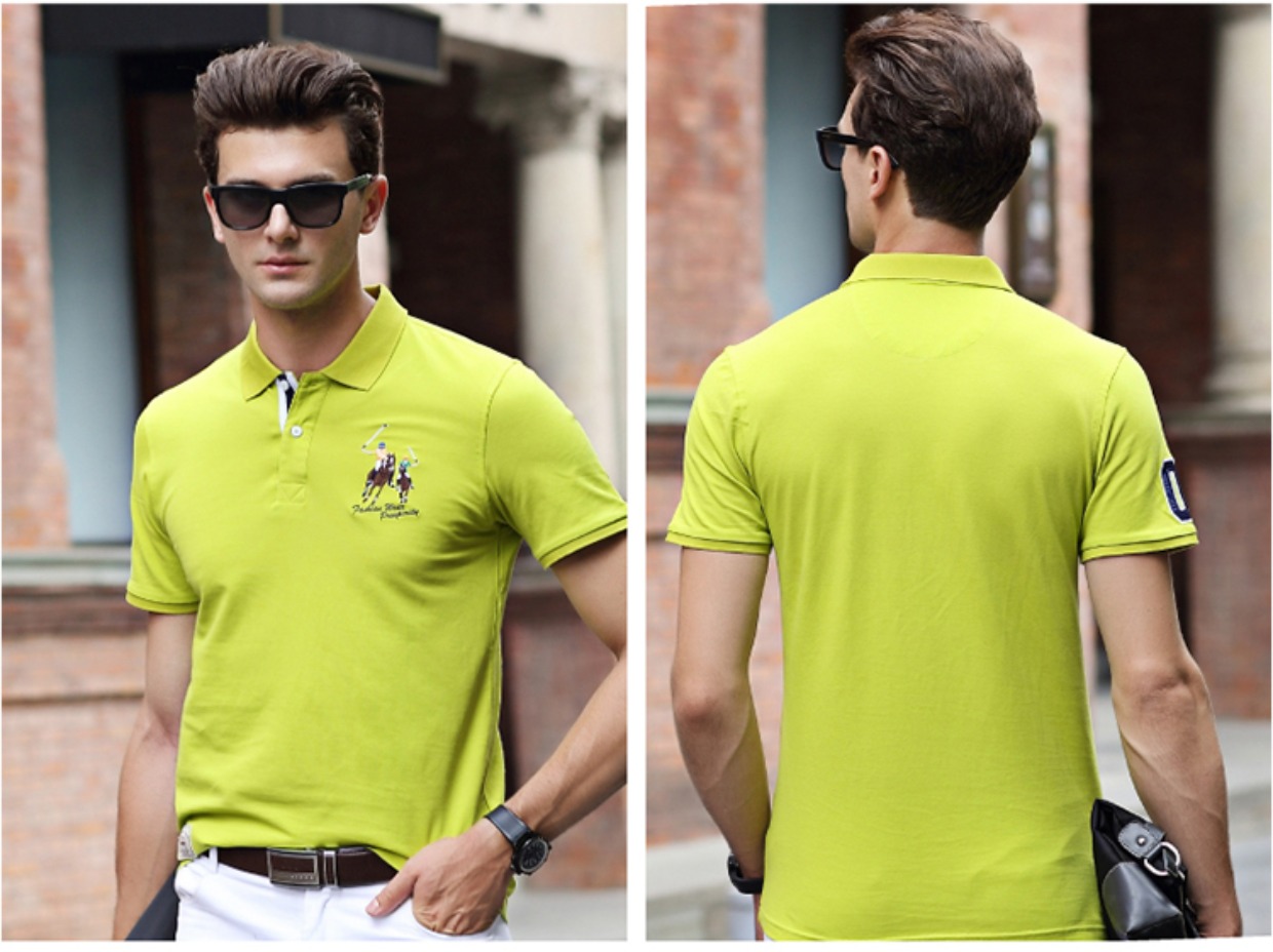 Mùa hè áo dài bằng vải cotton kẻ sọc tay ngắn tay nam băng lụa áo thun size lớn cộng với cổ áo nửa người nửa tay áo polo t đất áo thun thể thao nam
