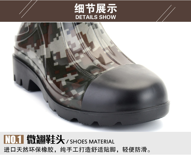 Chaussures - bottes caoutchouc homme pour printemps - semelle tendon - Ref 963942 Image 25