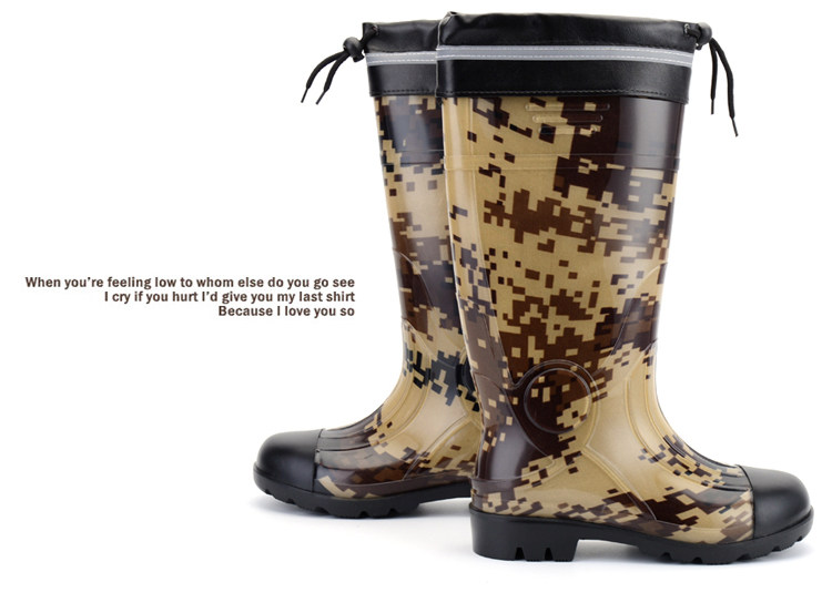 Chaussures - bottes caoutchouc homme pour printemps - semelle tendon - Ref 963942 Image 23