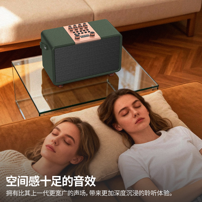 Philips Sd530 Bluetooth Speaker with Heavy Bass, Single Hifi Speaker with Built-In Karaoke Function