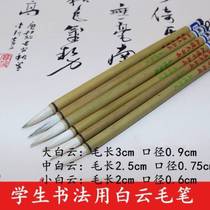 Row brush small white cloud pattern embroidered eyebrow white nylon hair Big Mac glue single-head color factory dot paint pen beauty