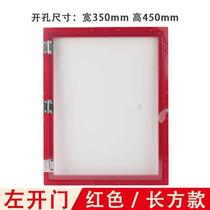 Braised food sales window acrylic rectangular transparent arched glass window arch ticket gate ticket pick-up market window