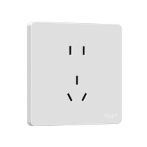 Delixi cream style matte switch socket air conditioner 16A frosted five-hole 86 type concealed 215 white flagship