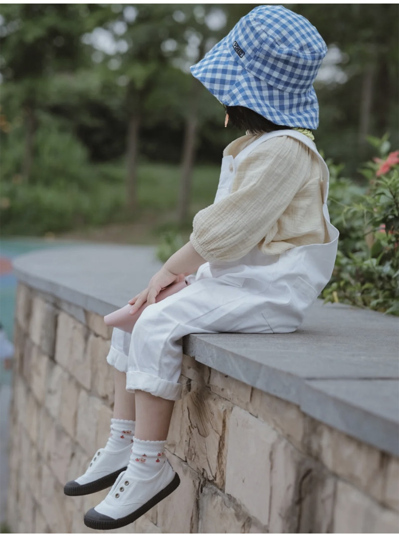 Topstar Kidsren's Canvas Shoes, Boys' Indoor Shoes, Girls' Soft-Soled Cloth Shoes, Kindergarten White Shoes, Baby Shoes — 18