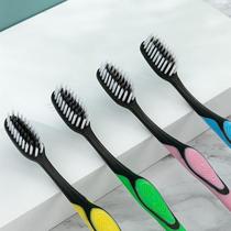 Bamboo charcoal toothbrush adult soft bristle toothbrush ultra-fine household female toothbrush couple couple men and women super soft bristle student