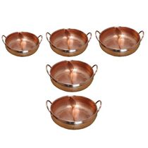 Double Flavor Hotpot 2 Handles Cooking Pot Hammered Hot Pot