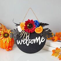 Holiday Realistic Flower Door Decoration for Enhancing