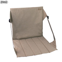 Portable outdoor camping camping travel picnic folding chair with back cushion floor mat moisture-proof cushion seat cushion