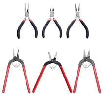 Beaded jewelry pliers tool Korean pliers circle pliers bent 9-character needle jewelry pliers needle nose pliers round nose oblique nose pliers