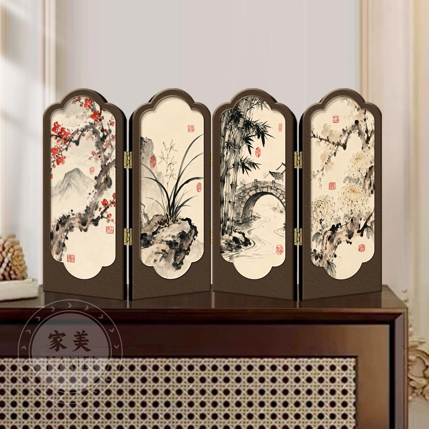 梅兰竹菊屏风摆件- Top 100件梅兰竹菊屏风摆件- 2026年6月更新- 淘宝