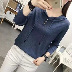 Big Sale Clearance~ Counter Withdrawal of Limited Edition Designer Export Knitting Women's T-Shirts and Sweatshirts Loose Hoodies Tops Sweater Trendy