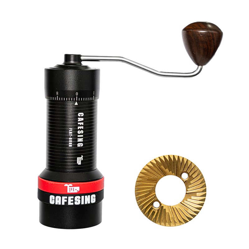 Cafesing Orca Flat Blade Coffee Hand Grinder Orca Manual Coffee Grinder for Home Use, Pour-Over, Espresso, Manual Grinder