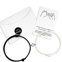 2023 Hot Magnet Bracelet Couple Handmade Adjustable Rope