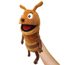 Cute Insect Hand Puppet Butterfly Childrens Plush Toy Kindergarten Parent-Child Storytelling Caterpillar Doll