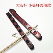 Ball billiard cue rack TXG room wood 6-hole wall-mounted solid wood rod rack rod rack billiard hall supplies accessories