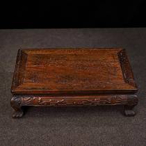 Ancient objects antique wood carvings rosewood fine Tibetan wood JSR plain small tea tables folk nostalgic solid wood tea toys