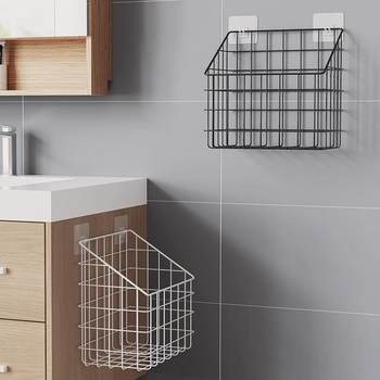 Bathroom bathroom storage basket household dirty clothes storage basket wall-mounted bathroom dirty clothes storage basket