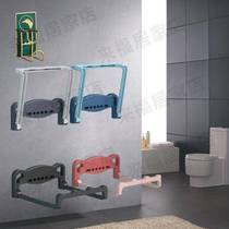 Washbasin stand folding rebound shelf bathroom basin hook hook on the wall to put a drop-in storage rack foldable